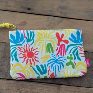Ipsy Tropical Print Pouch